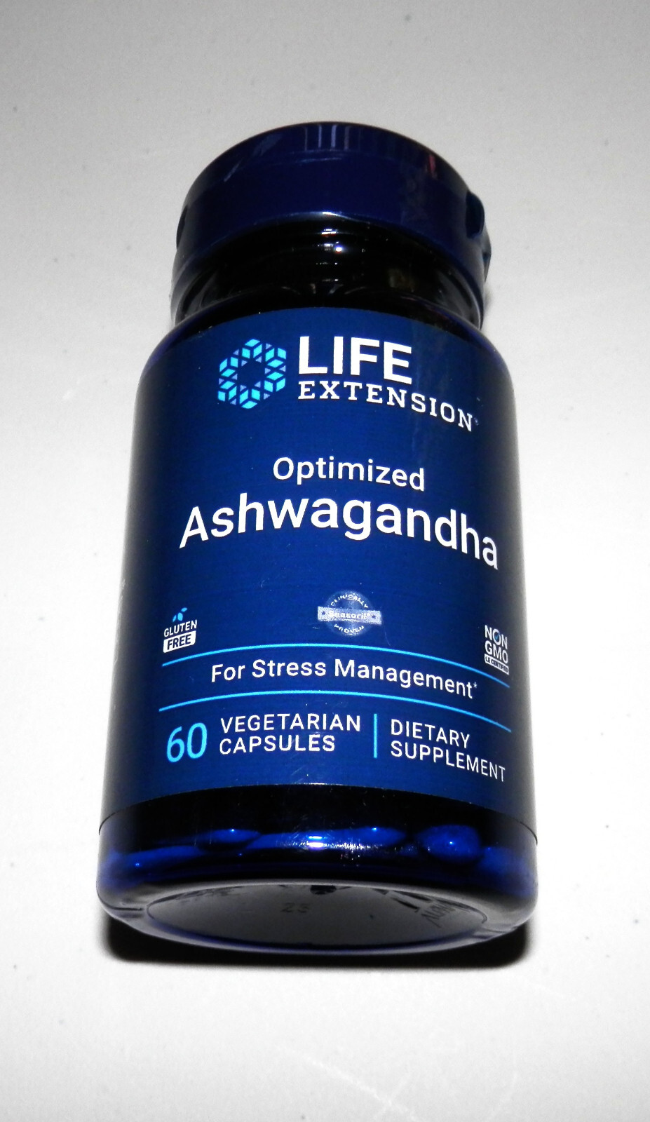 Life Extension Ashwagandha 60 Capsules.
