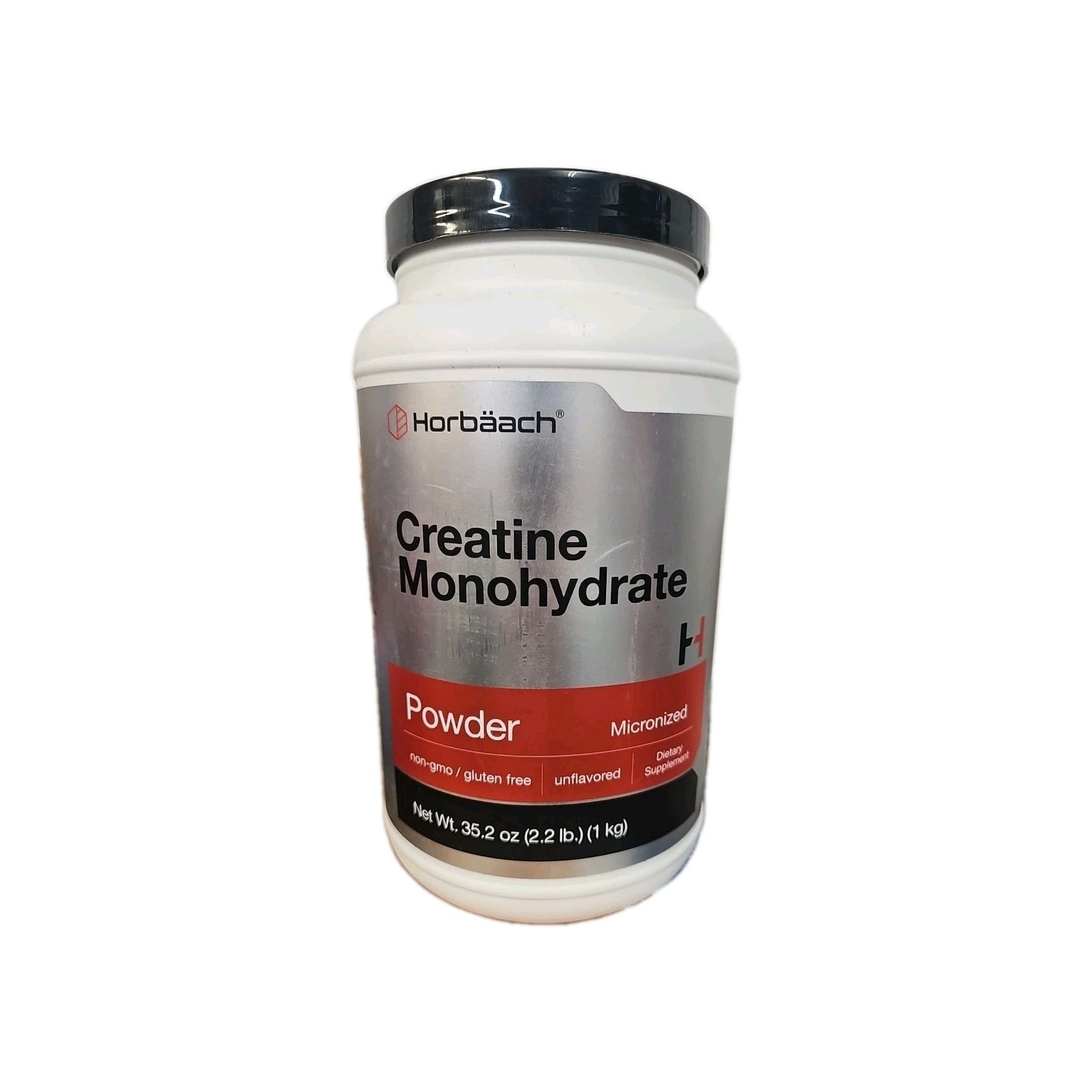 Horbaach Creatine Monohydrate Powder | 2.2lbs (35.2 oz) | Micronized and Unflavo