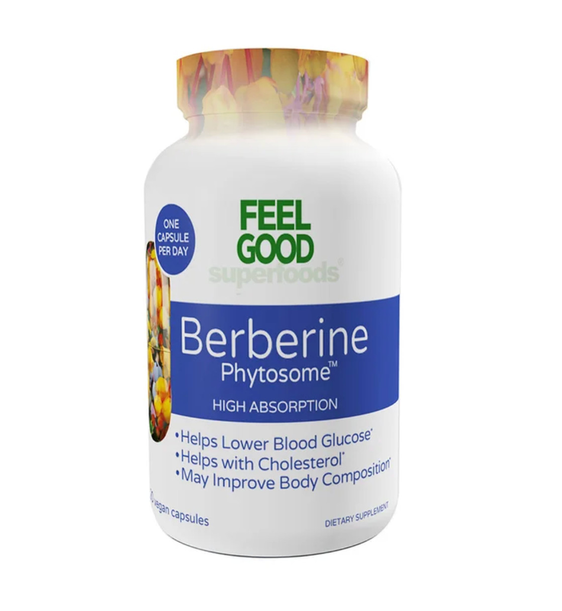 Feel Good Berberine Phytosome High Absorption 120 Capsules EXP 05/2028