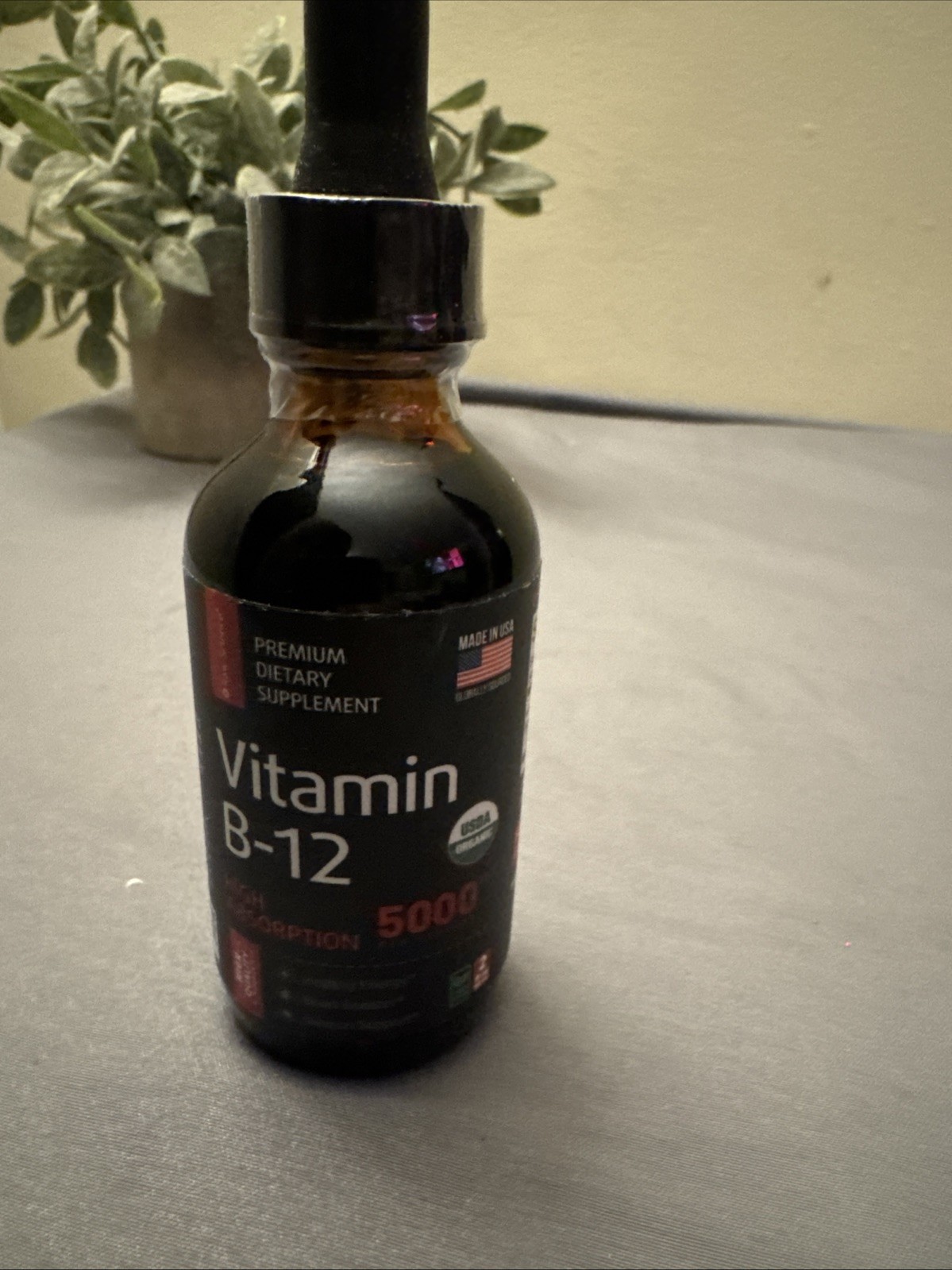 Raw Science Vitamin B-12 5000mcg Energy & Recovery Liquid Dropper Exp 10/26