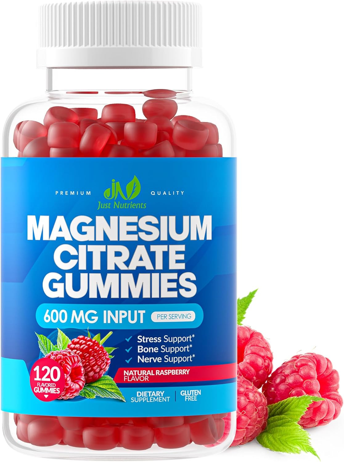 Magnesium Citrate 600Mg Gummies (120 Count) – Maximum Strength, Supports Calm, B