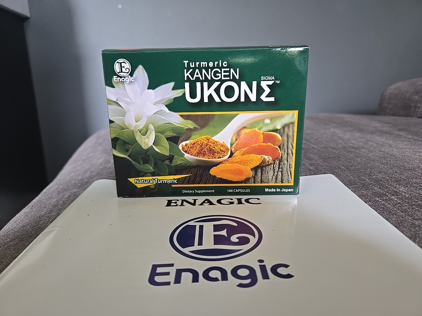 1 Box Turmeric Kangen Ukon Turmeric ENAGIC 100 Vegan Softgels  Exp 04/2027