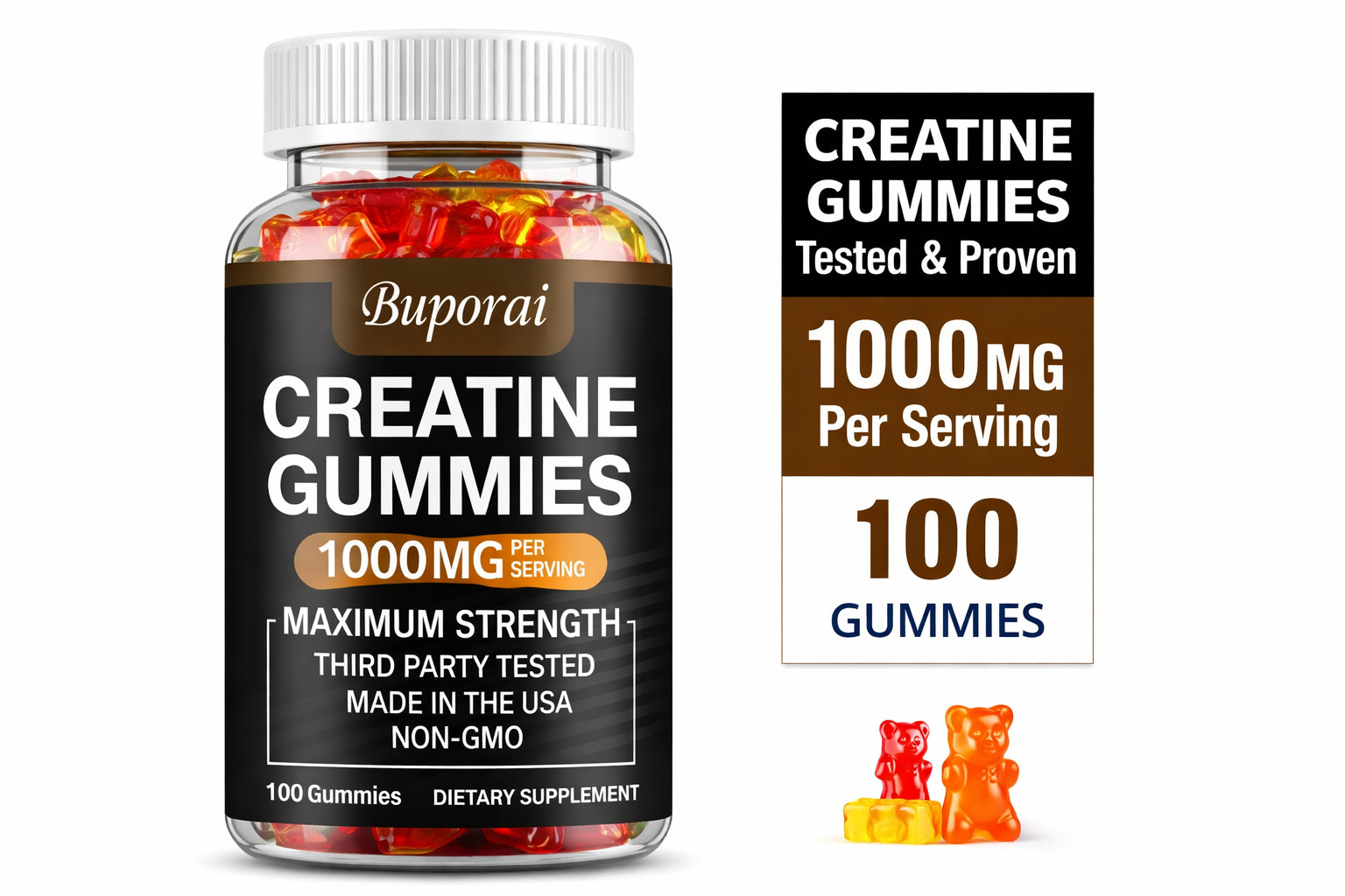 creatine monohydrate gummies 60ct