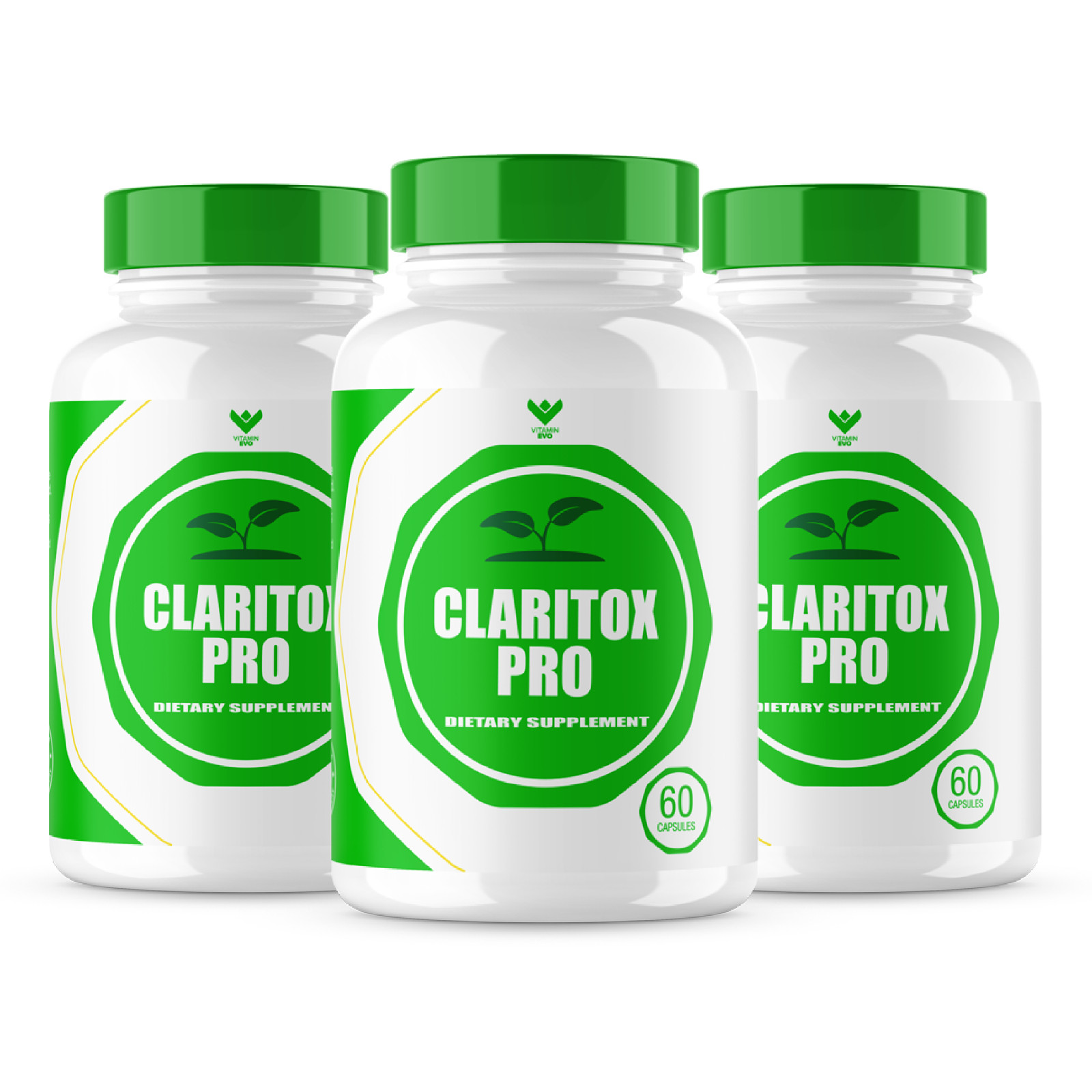 (3 Pack) Claritox Pro Probiotic Health Support Capsules (180 Capsules)