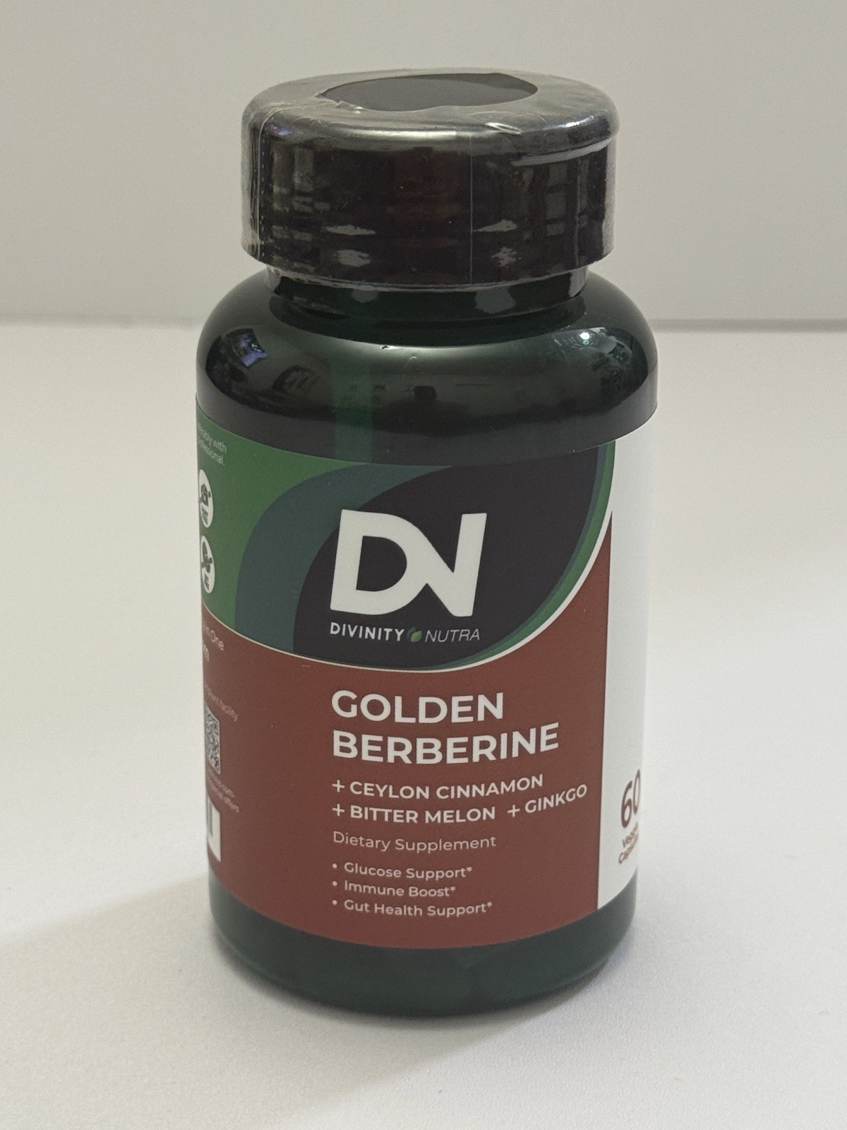 DN 4-in-1 Golden Berberine Supplement 1500mg, Glucose Support, Detox Exp 12/27
