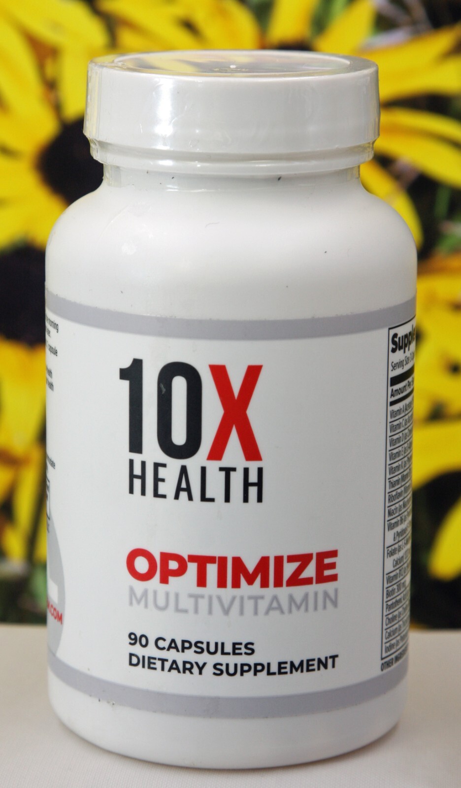 10X Health Optimize Methylated Multivitamin 90 Capsules, 07/26 Exp