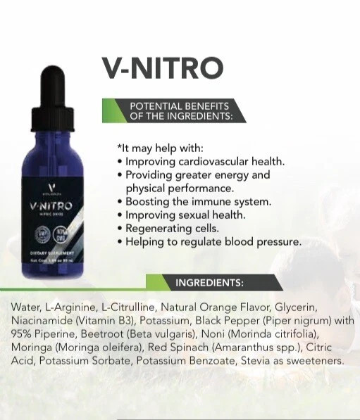 V-NITRO BY VitalHealth Free Shipping