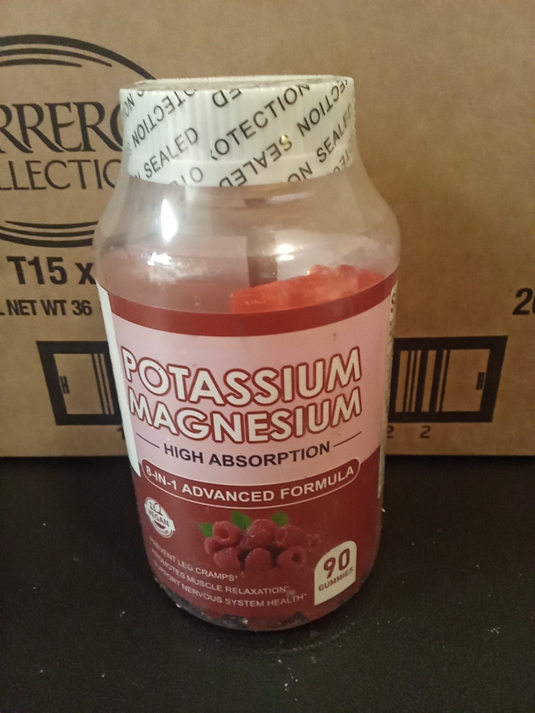 90 Gummies Potassium Magnesium High Absorption 8 In 1 Advanced Formula