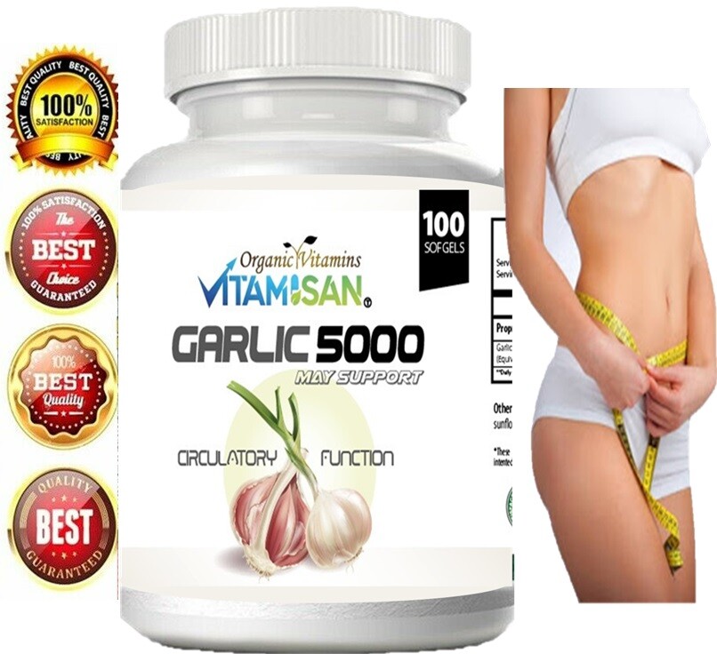 Garlic Reducir Low Colesterol support Presion weight loss ajo