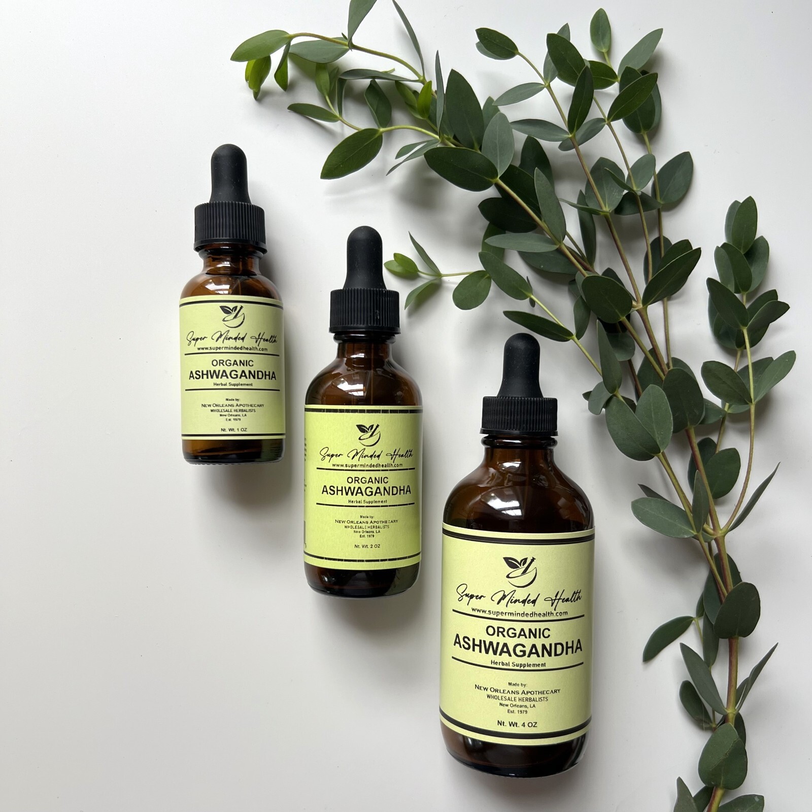 Ashwagandha Tincture | Organic Withania Somnifera | Adaptogen