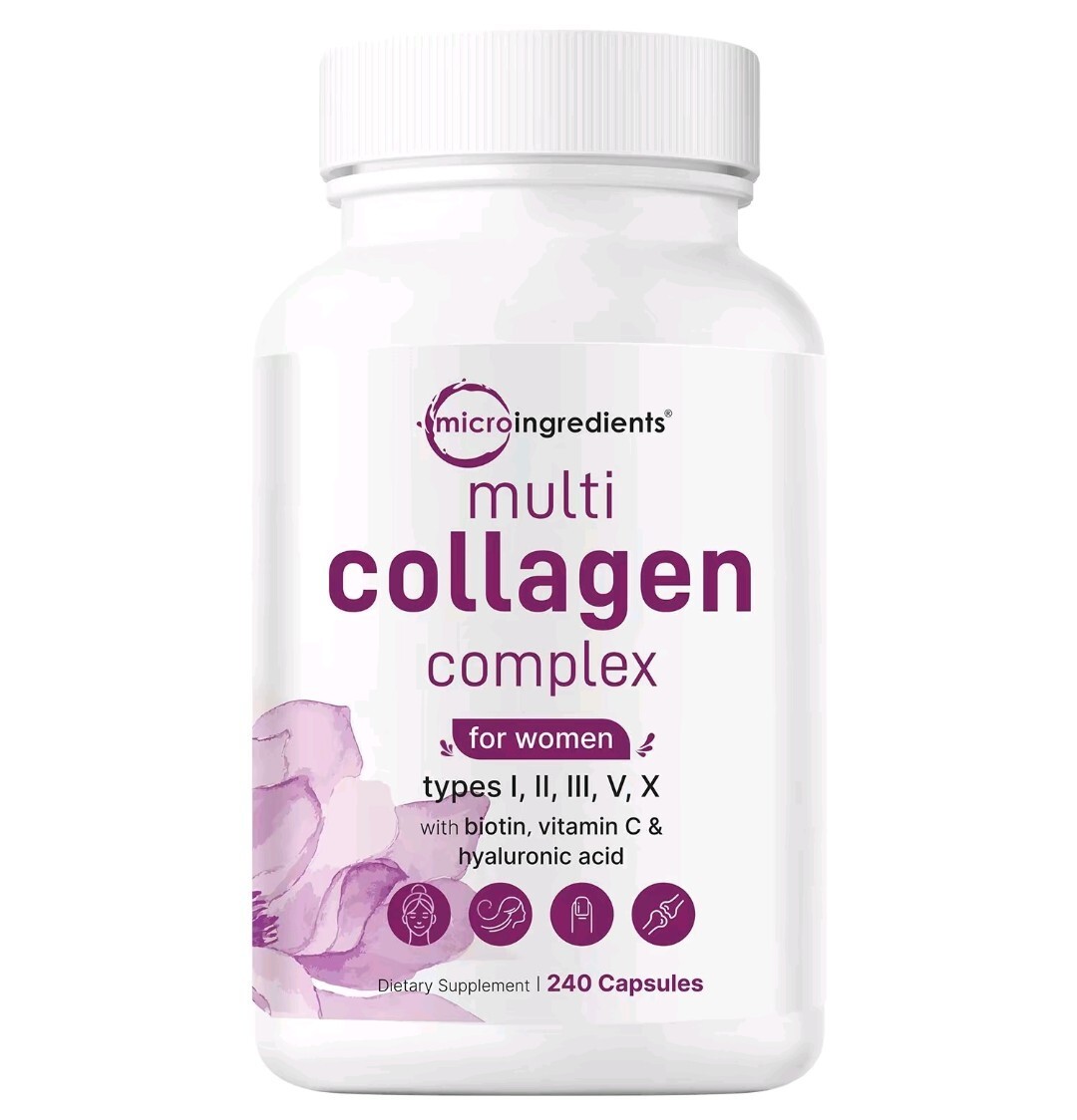 Micro Ingredients Multi Collagen Complex, 240 Capsules*/