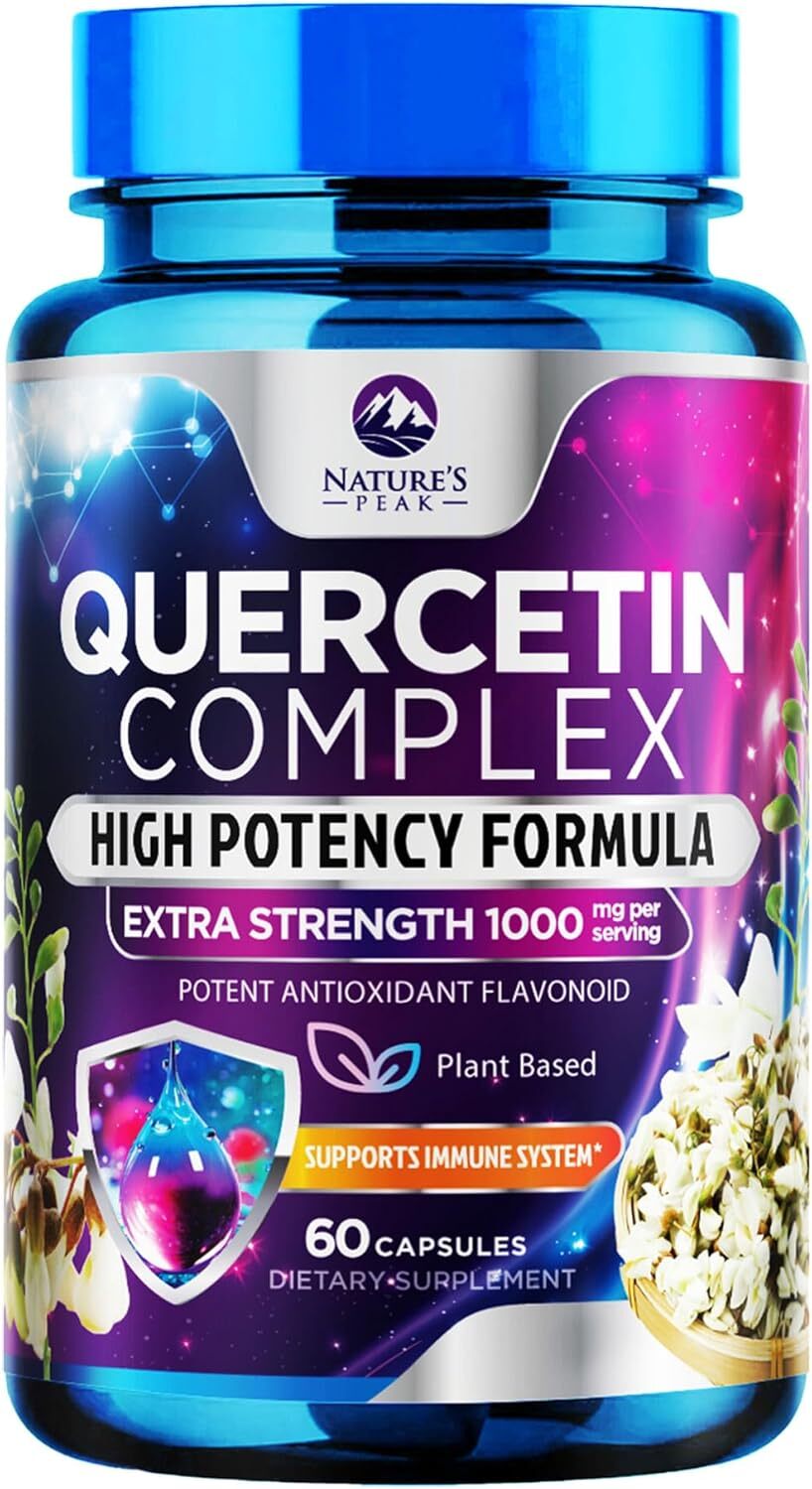 Quercetin Ultra Strength 1000mg – Natural Immune Support Plant Based Supplement