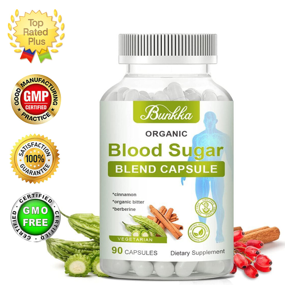 BLOOD SUGAR BLEND SUPPORT 800MG Berberine & Cinnamon 90 Capsules