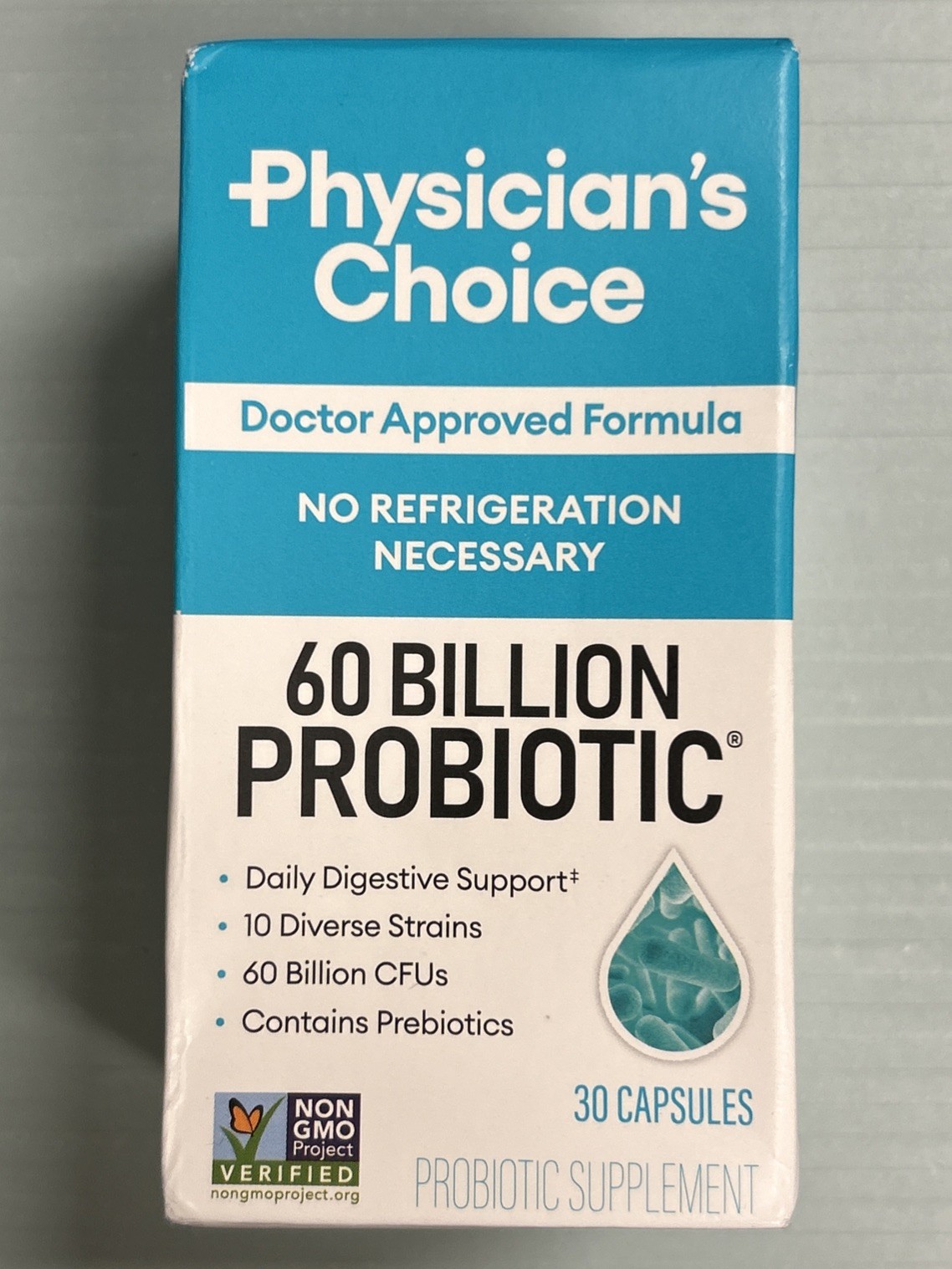 Physician’s Choice 60 Billion Probiotic with Prebiotic 30 Capsules  Exp. 06/26