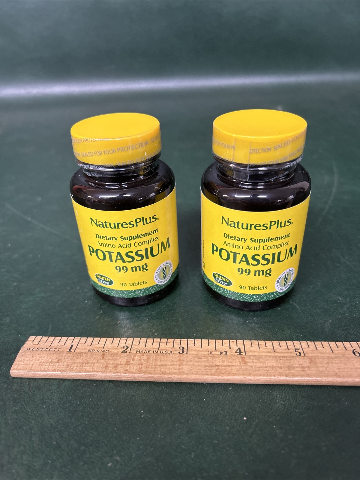 (2) Nature Plus  Potassium 99 MG Dietary Supplement Tablets 90Ct  (180 total)