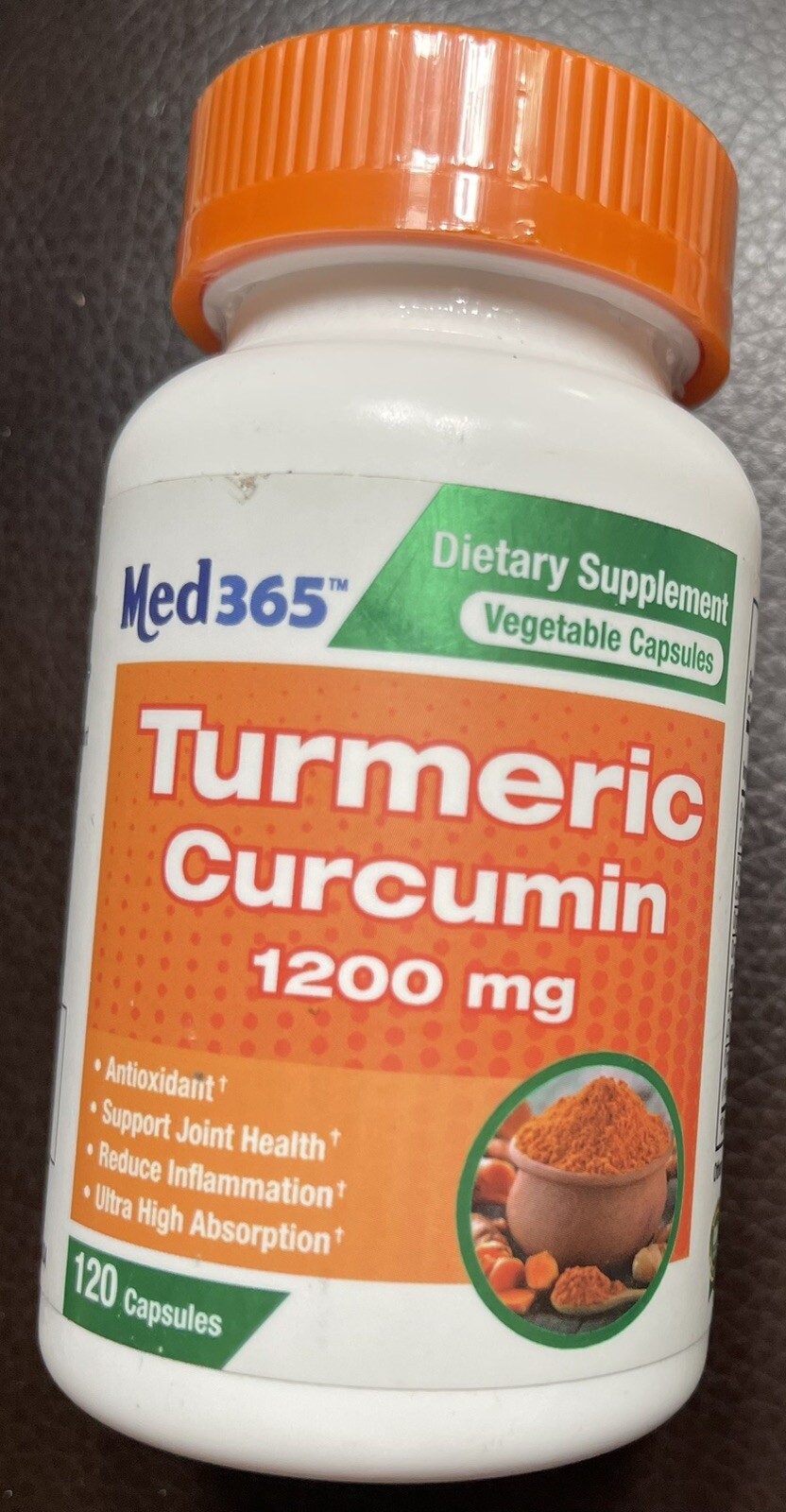 Turmeric Curcumin With Black Pepper Ginger & Ashwagandha Extract 120 Ct. (READ)