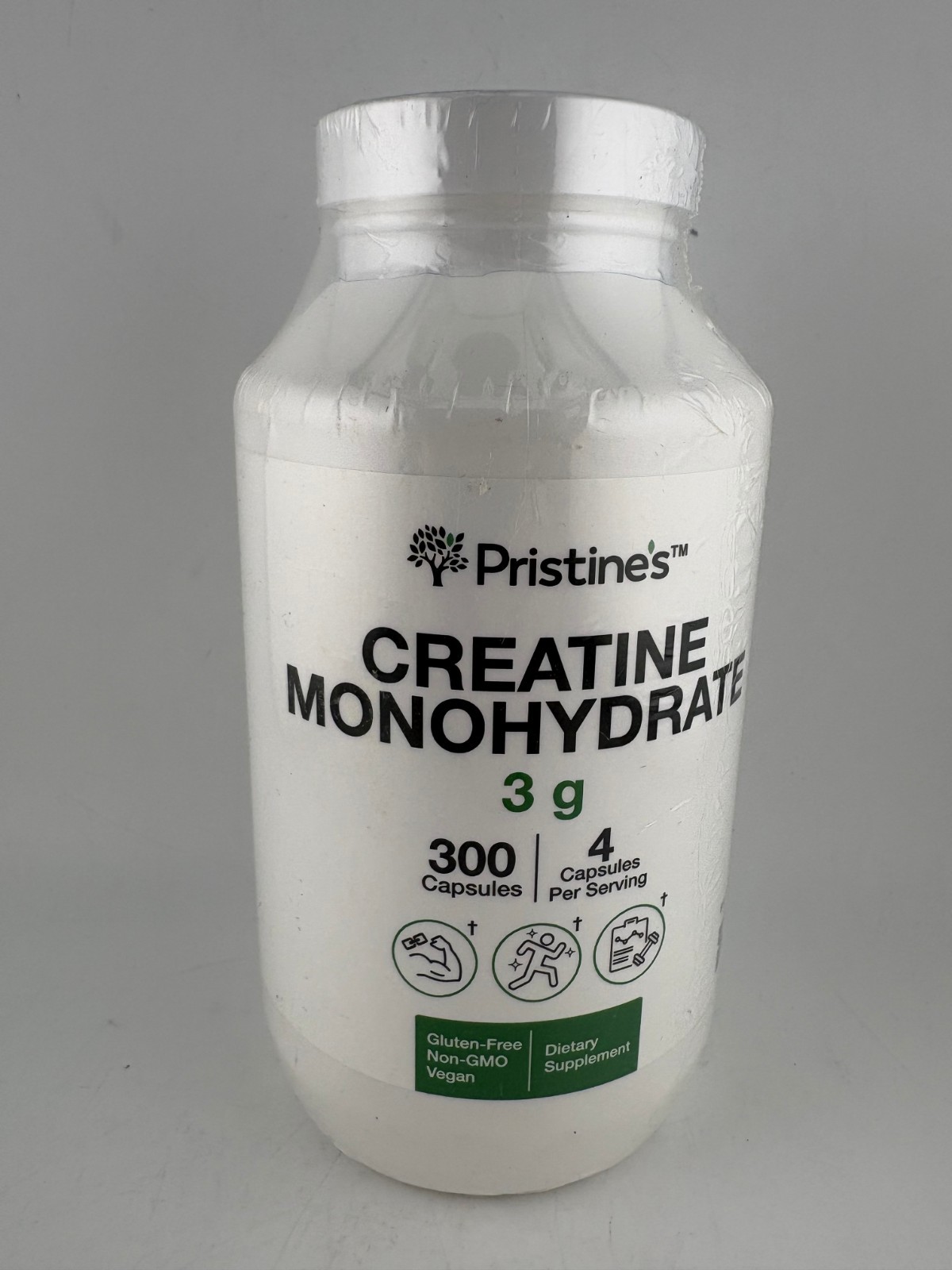 PRISTINE’S Creatine Monohydrate Capsules for Women & Men