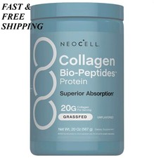 NEW  LUXRY NeoCell Collagen Bio-Peptides Protein Supplement Grass Fed,-20Oz