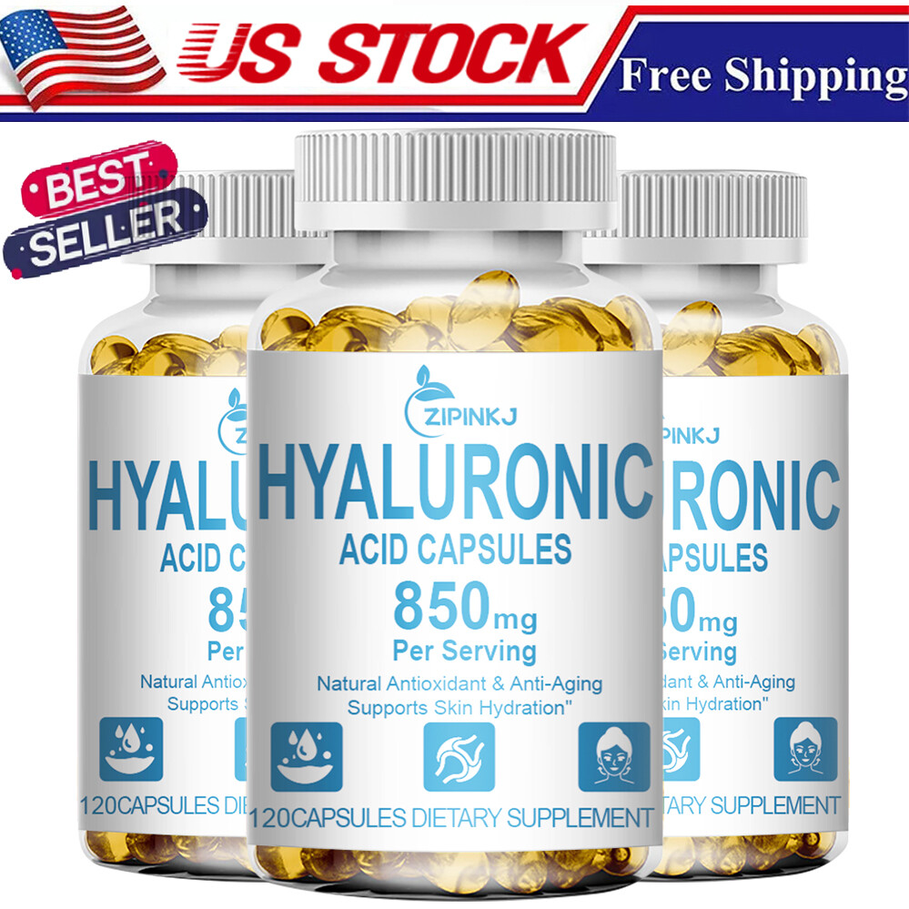 360 Hyaluronic Acid Capsule 850mg Anti-aging Skin Hydration Skin Health Support