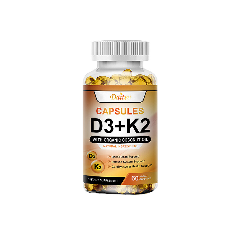 Liposomal Vitamin D3 5000 IU K2 200 mcg, Vit D and K Supplement