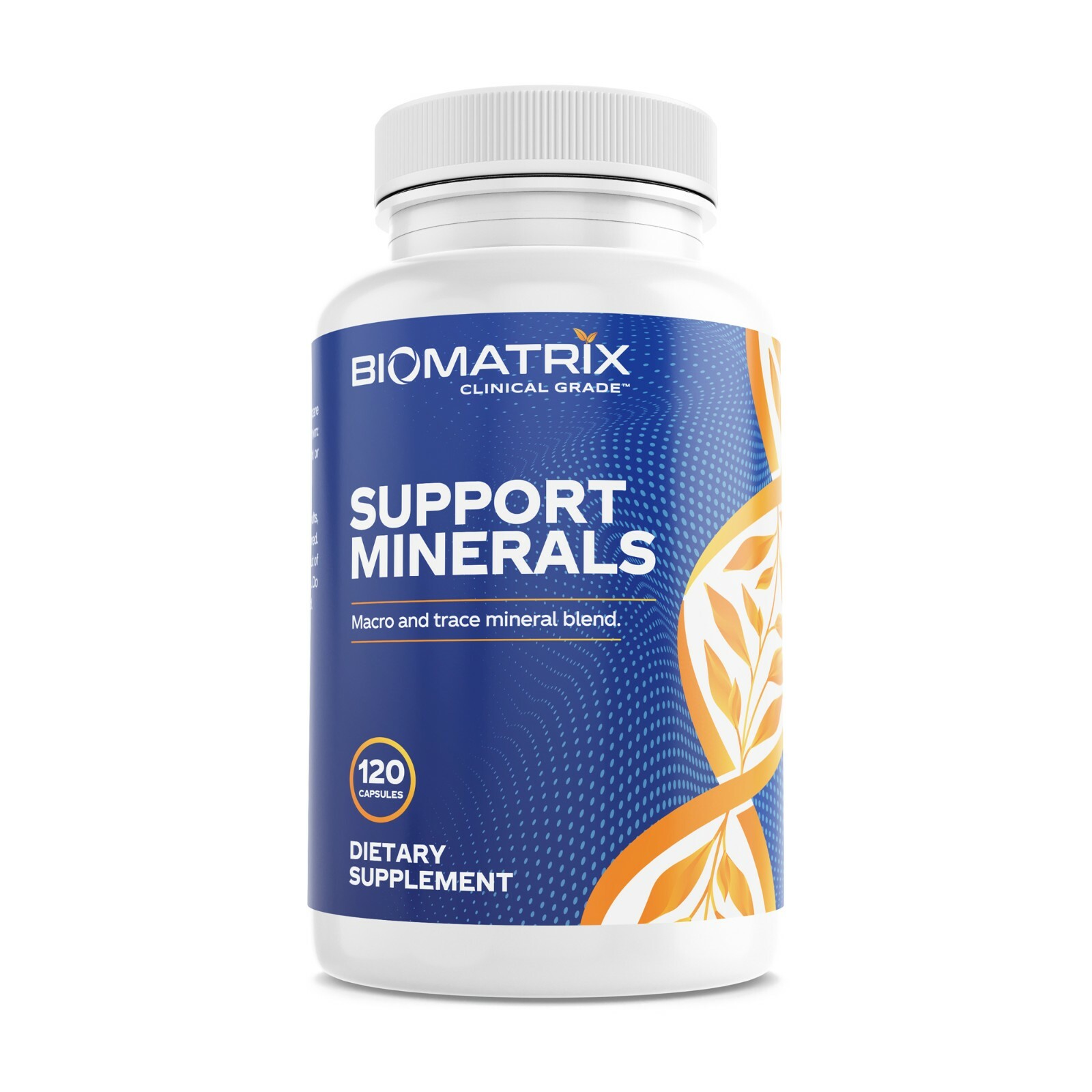 Support Minerals (120 Capsules) Macro & Trace Minerals with Calcium, Magnesium