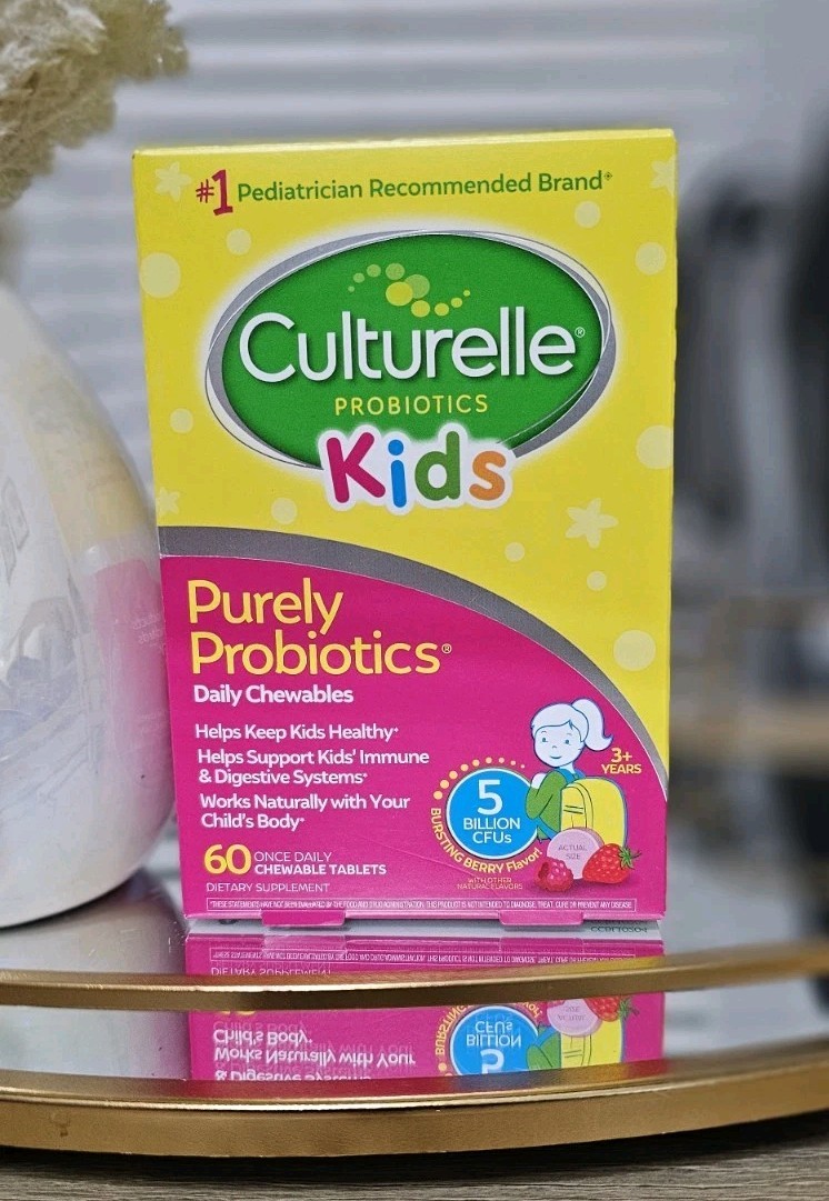 NEW Culturelle Kids Probiotic, 60 Chewable Tablets Immune Health Exp 03/27