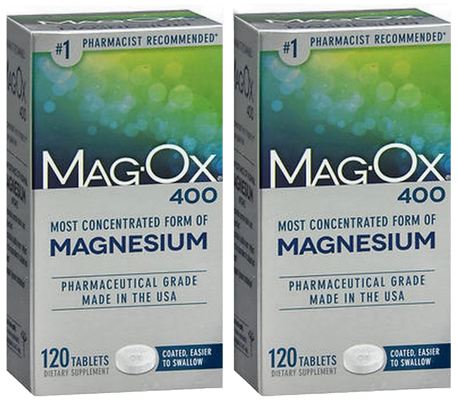 MagOx Magnesium 400mg Tabs 120ct ( 2 pack ) 01/2027