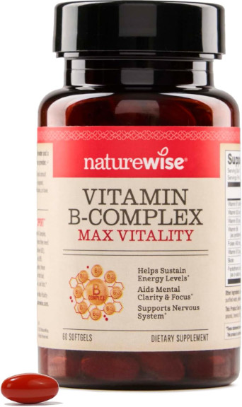 Super B Complex Vitaminas – Todas las vitaminas B incluyendo B12, B1, B2, B3, B5