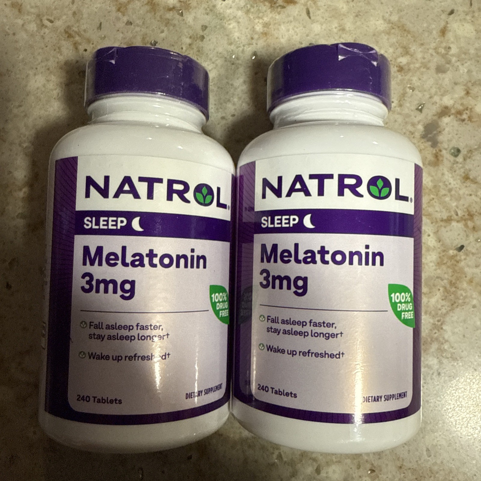 Natrol Melatonin 3mg Sleep Supplement, 240 Tablets, Exp 4/27