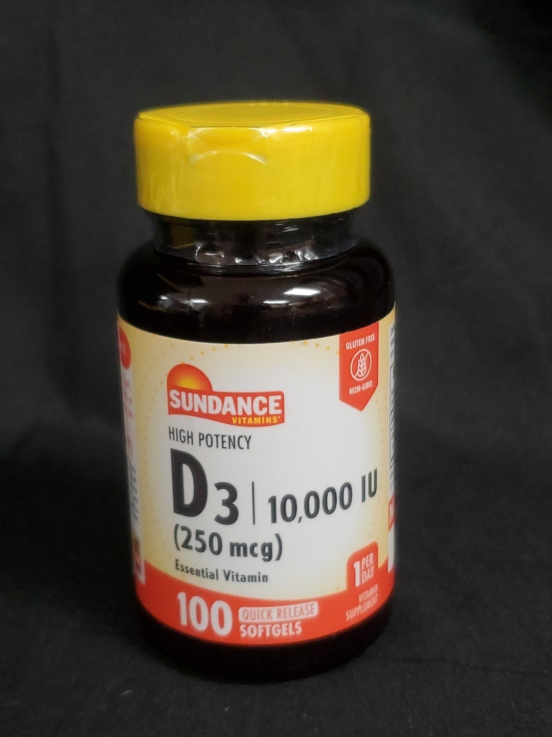 Sundance Vitamin D3 10000 IU (250 mcg) | 100 Softgels Exp. 12/2027 NEW