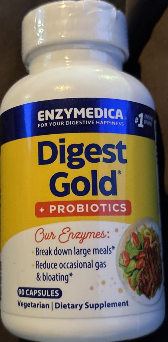 Enzymedica Digest Gold  Probiotics 90 Capsules Casein-Free, Dairy-Free,