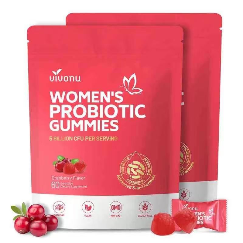 VivoNu Cranberry Probiotic Gummies | Targeting Body Odor, Women’s Health, and Bo