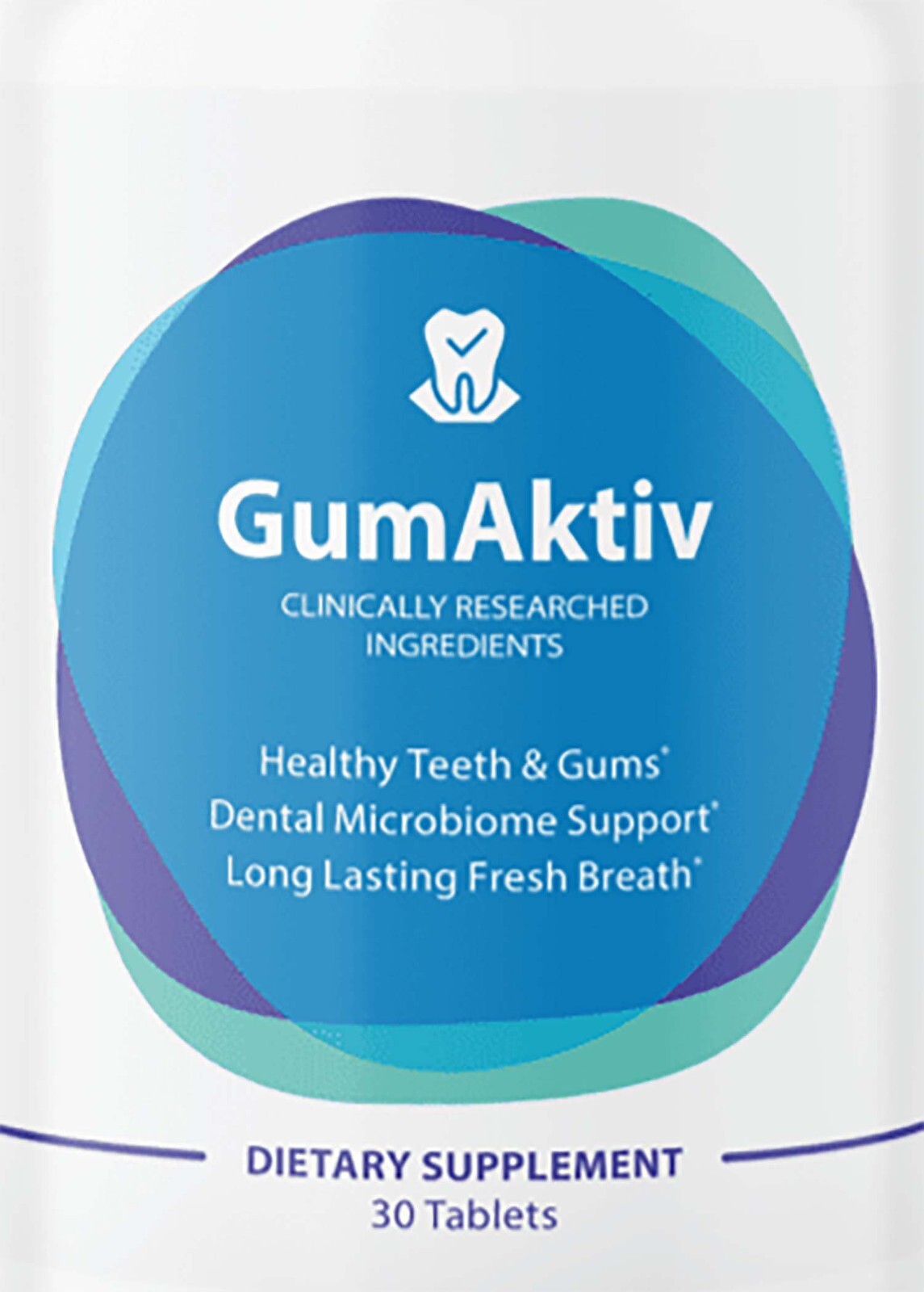 GumAktiv Oral Probiotics Healthy Teeth & Gums – 30 Tablets – Genuine Gum Aktiv