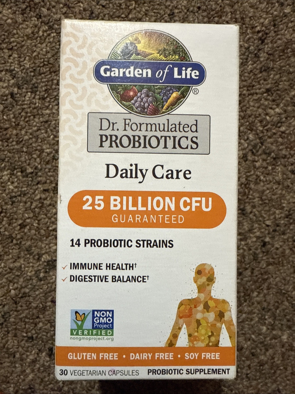Garden of Life Dr. Formulated Probiotics Daily Care 25 billion 30ct exp 09/2026
