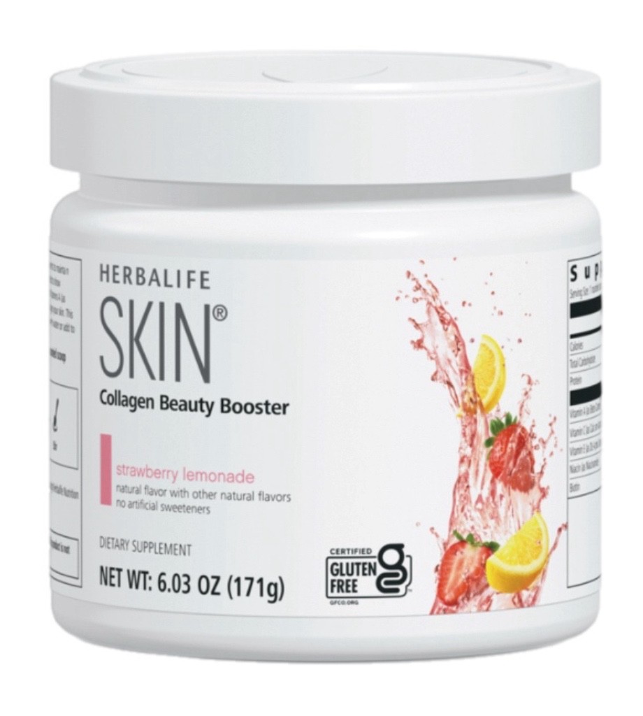 Herba life SKIN Collagen Beauty Booster – Strawberry Lemonade, 6.03 oz, From USA