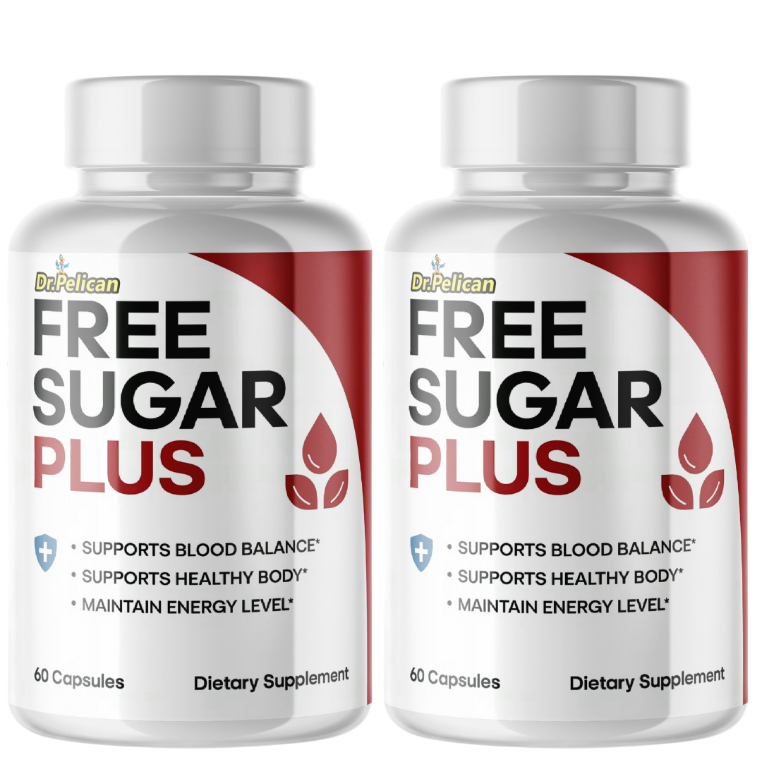 Free Sugar Plus- Blood Support- 2 Bottles- 120 Capsules