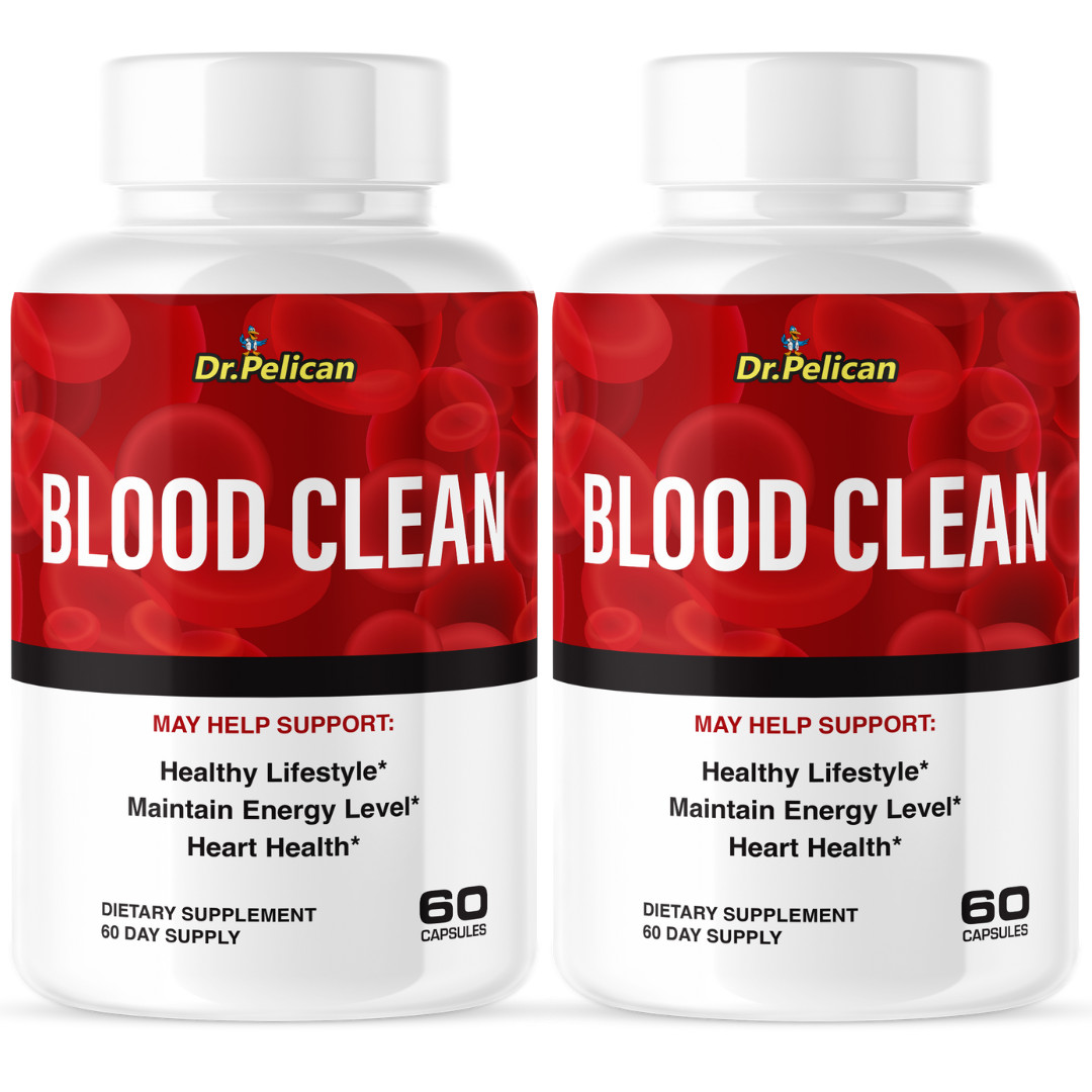 Blood Clean- Blood Support- 2 Bottles- 120 Capsules