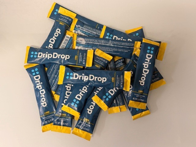DripDrop Hydration Electrolyte Drink Mix 20 Packets –  Lemon