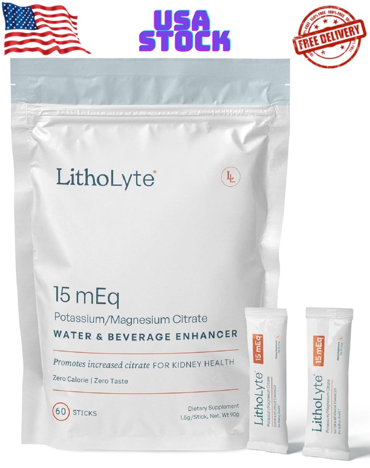 Kidney Health 15 Meq Water & Beverage Enhancer for Kidney Health Developed