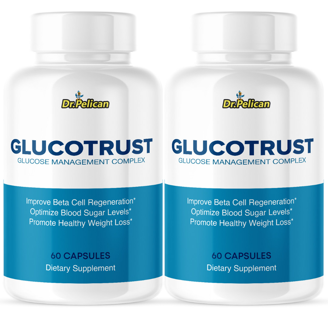 Glucotrust- Cardiovascular Health, Blood Pressure & Sugar Support- 2 Bottles