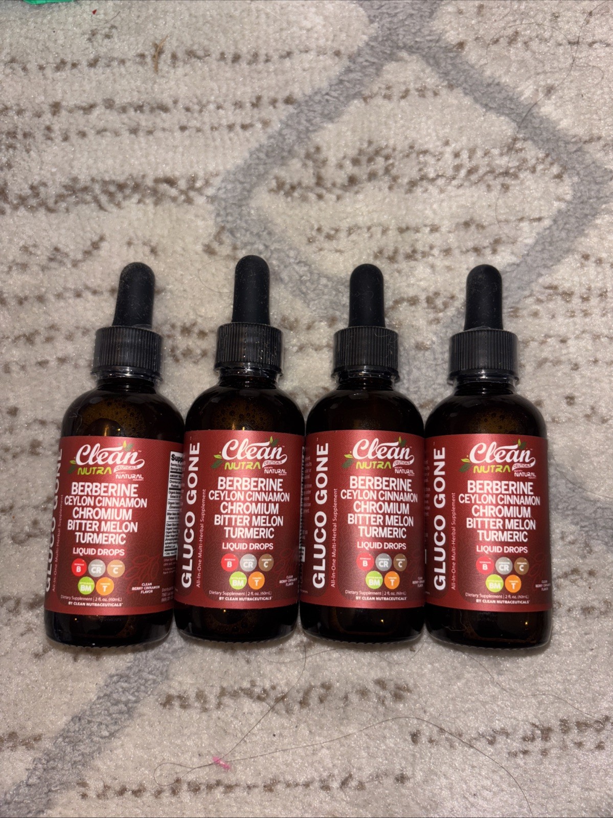 Berberine 3000mg Gymnema/Apple Cider Vinegar/Chromium/Ceylon Cinnamon 2oz Drops