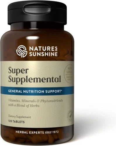 Nature’s Sunshine Super Supplemental, 120 Tablets | Multivitamin for Men…