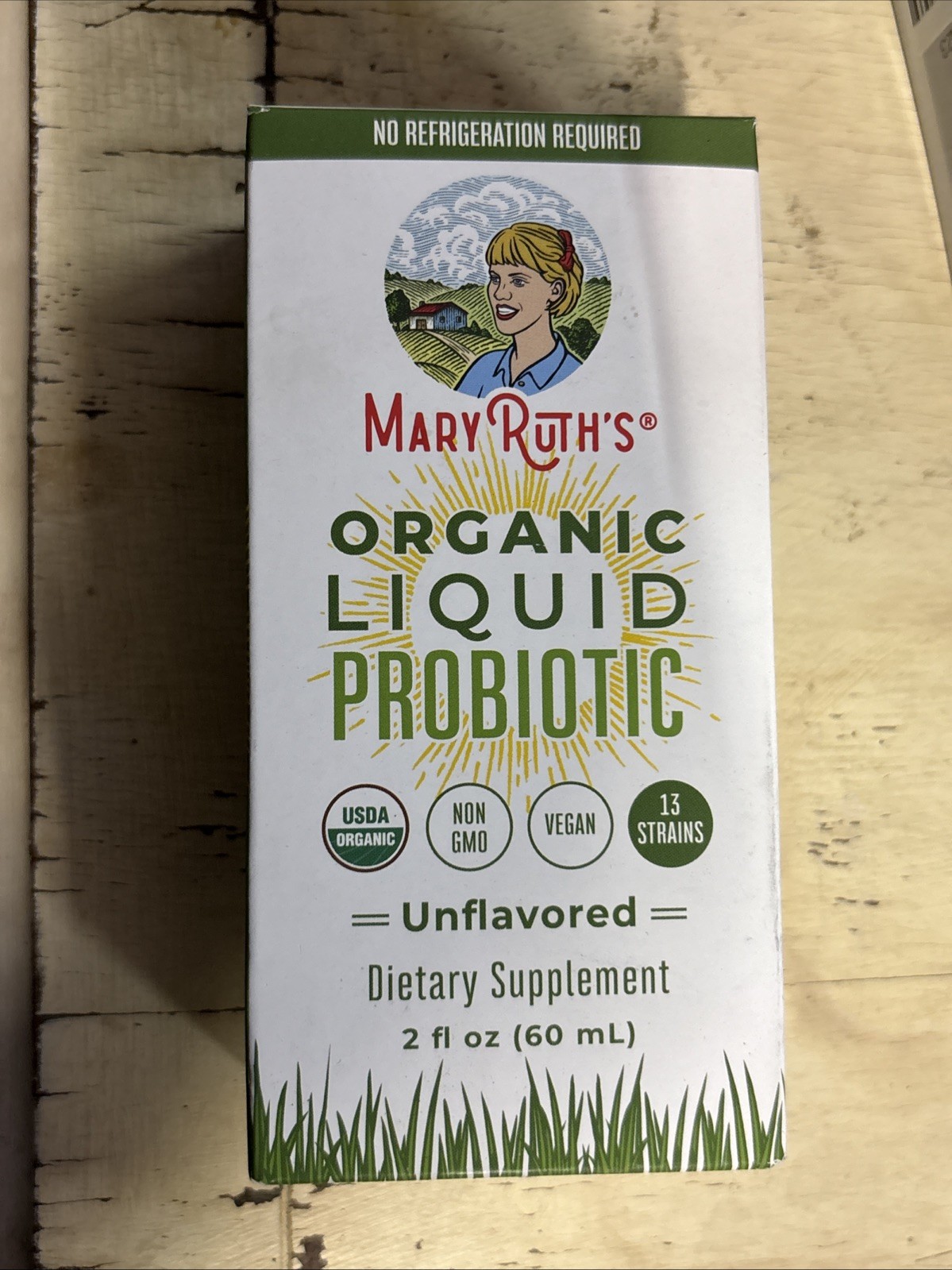 Organic Liquid Probiotic, Unflavored, 2 fl oz (60 ml)  12/26