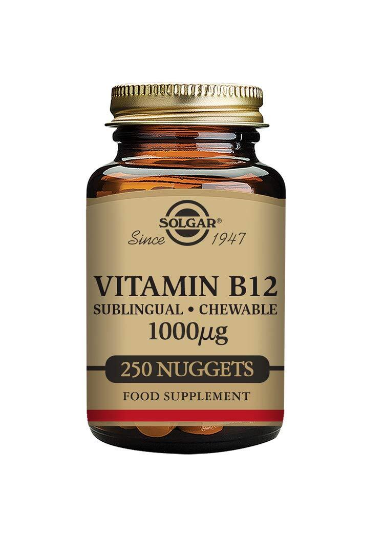 SOLGAR Sublingual Vitamin B12 1000 mcg 250 Nuggets