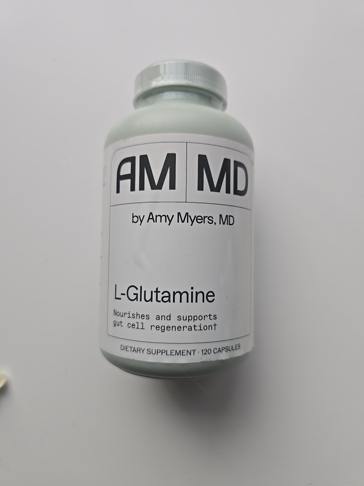 AM MD – by Amy Myers, MD – L-Glutamine – Nourishes Gut Health 120 Capsules