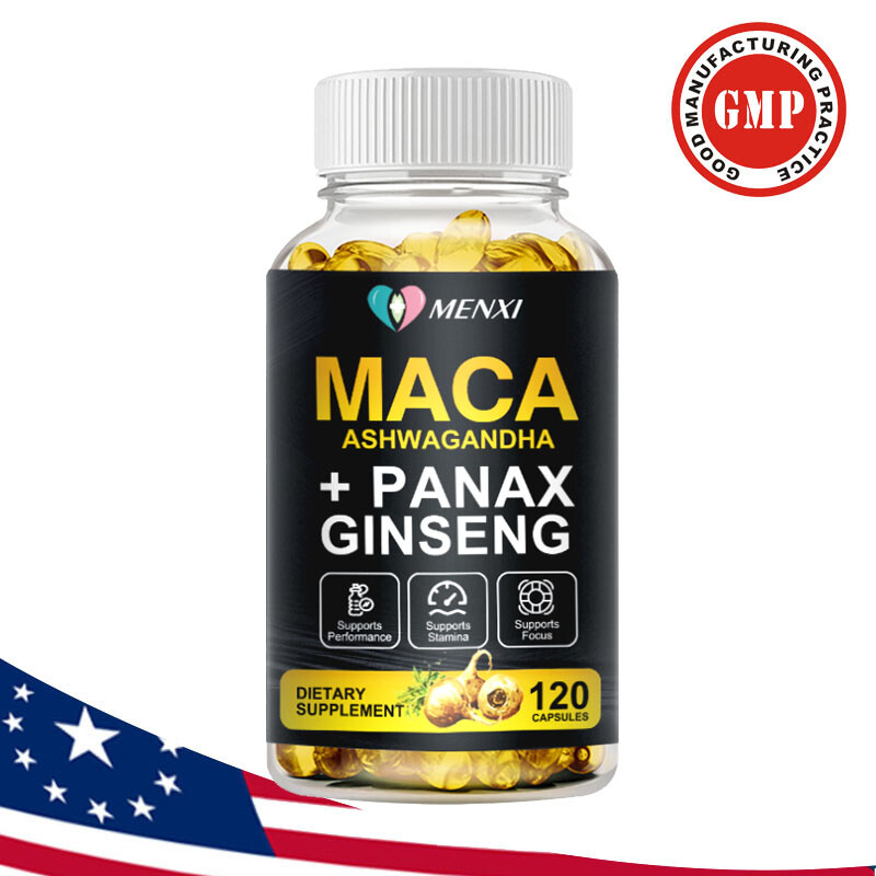 Maca Root Extract 120 Capsules 10000mg Peruvian Maca Extract Natural Supplement