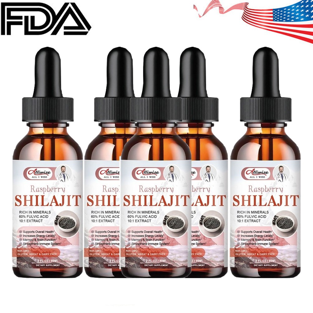 Organic Himalayan Shilajit Drops Himalayan Shilajit  Ashwagandha Energy Support