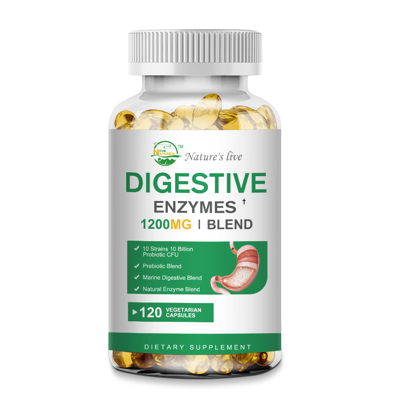 Health Digestive Enzymes for Gut Health, Multi-Enzymes Probiotics – 120 Capsules