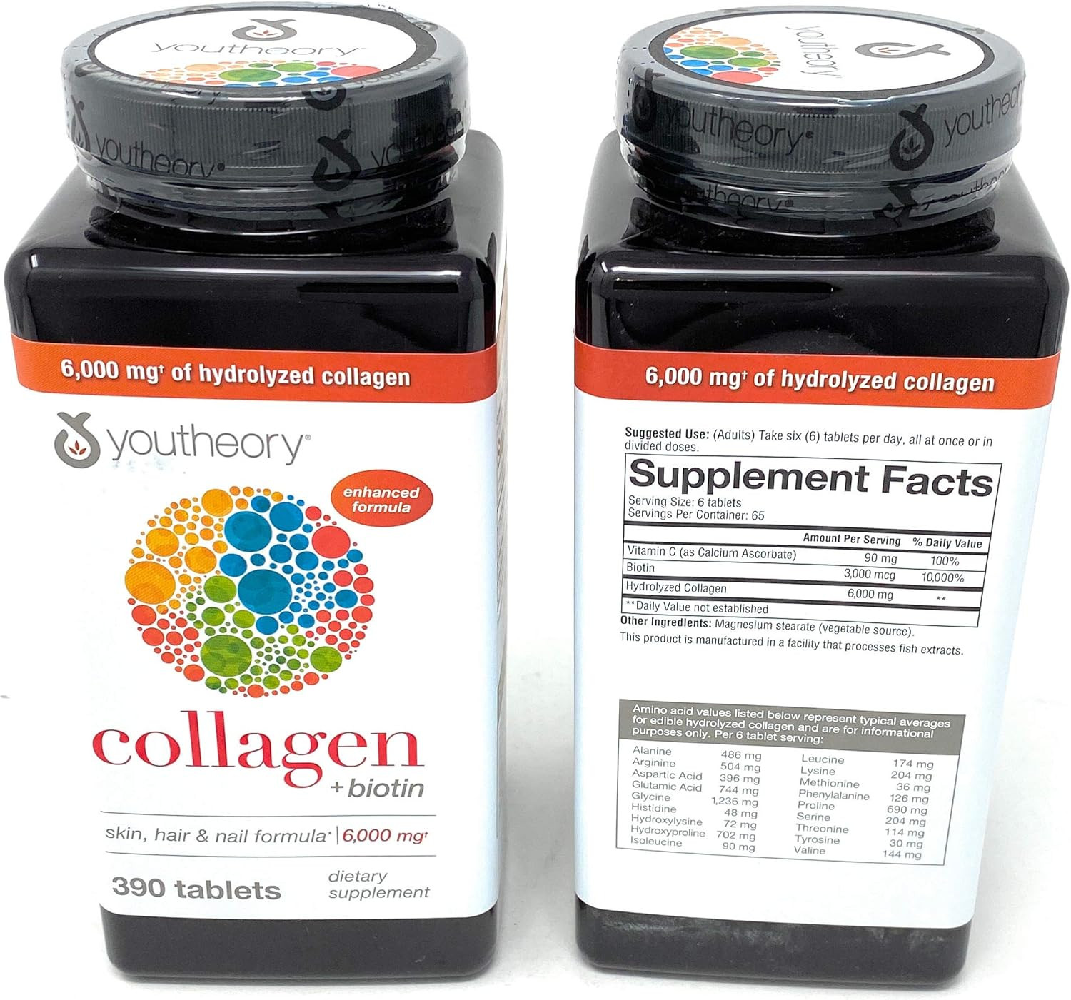 Collagen Advanced Formula Tablets – 390 ct (2-Pack for 780 Ct)