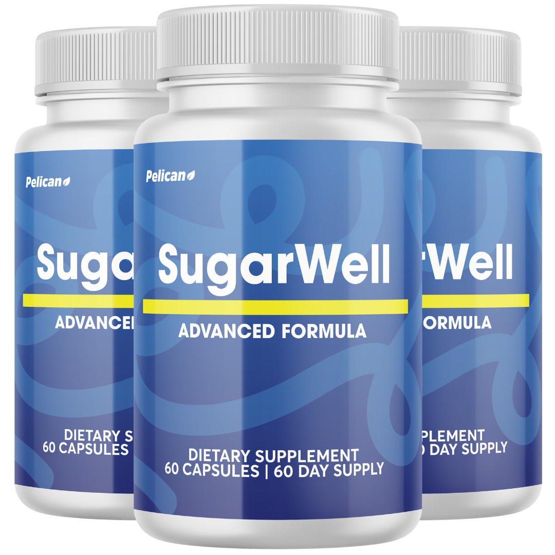 SugarWell- Blood Support- 3 Bottles- 180 Capsules